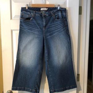 Torrid Blue Cropped Jeans